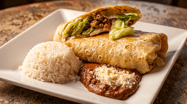 Burrito De Fajita / Meat Burrito.