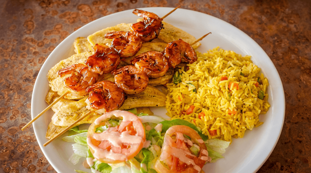 Camarones a La Plancha / Grilled Shrimp.
