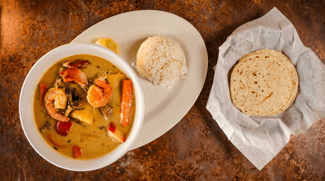 Sopa De Mariscos / Seafood Soup.